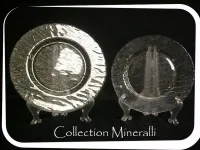 ASSIETTE 28 cm Minéralli transparente