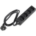 MULTIPRISE NOIRE 16A - 4 Prises